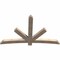 Ekena Millwork Alberta Smooth Timber Gable Bracket, Douglas Fir, 84"W x 53"H x 3 1/2"D x 5 1/2"F, 15/12 Pitch GBW084X53X0406ALB00SDF - alternate 5